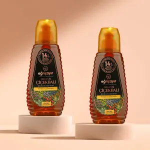 Organic Flower Honey Squeeze Packaging TA14+ 2 x 420g - Eğriçayır