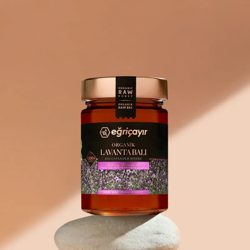 Organic Lavender Honey 450g - Eğriçayır