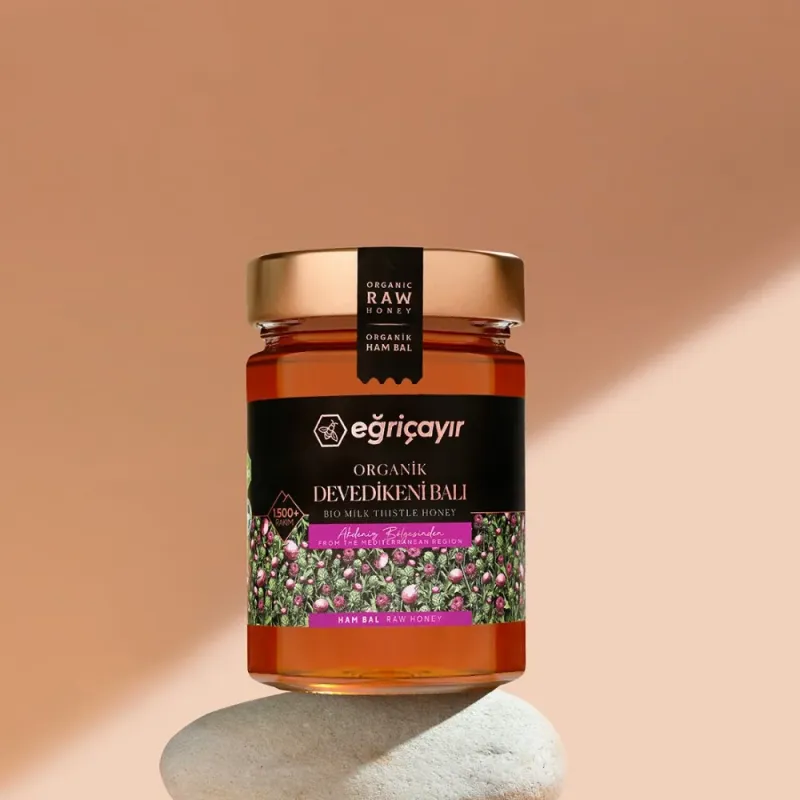 Organic Milk Thistle Honey 450 g - Eğriçayır