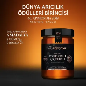 Organic Polyfloral (Multi-flower) Honey TA16+ 850g - Eğriçayır