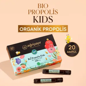 Organic Propolis Ampoule Kids 1000mg 20 Ampoules - Eğriçayır