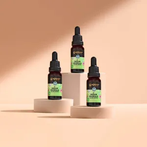 Organic Propolis Drops Alcohol-Based 3 x 20ml - Eğriçayır
