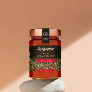 Organic Sandalwood Flower Honey 450g - Eğriçayır