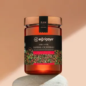 Organic Sandalwood Flower Honey 850g - Eğriçayır