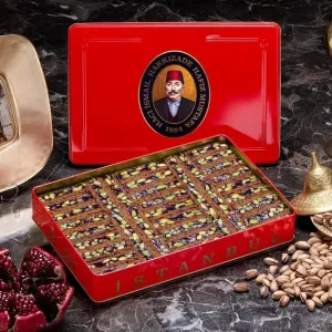 Ottoman Saray Kadayif with Pomegranate Flavoured Delight (L Box) - Hafız Mustafa