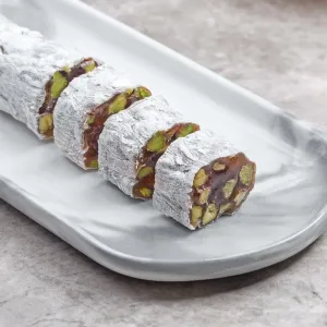 Pistachio Honey Turkish Delight Roll (1 Kg) - Hafız Mustafa