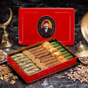 Pistachio Walnut Baklava Assortment (L Box) - Hafız Mustafa