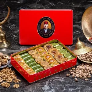 Pistachio Walnut Baklava Assortment (M Box) - Hafız Mustafa