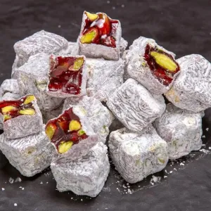 Pomegranate Double Pistachio Turkish Delight (1 Kg) - Hafız Mustafa