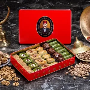 Premium Pistachio Walnut Baklava Assortment (M Box) - Hafız Mustafa