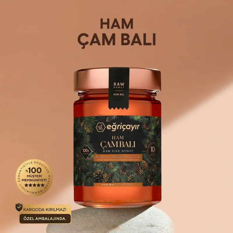 Raw Pine Honey TA10+ 850g - Eğriçayır