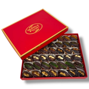 Red Premium Box Mixed Date Stuffed 950 g - Malatya Pazarı