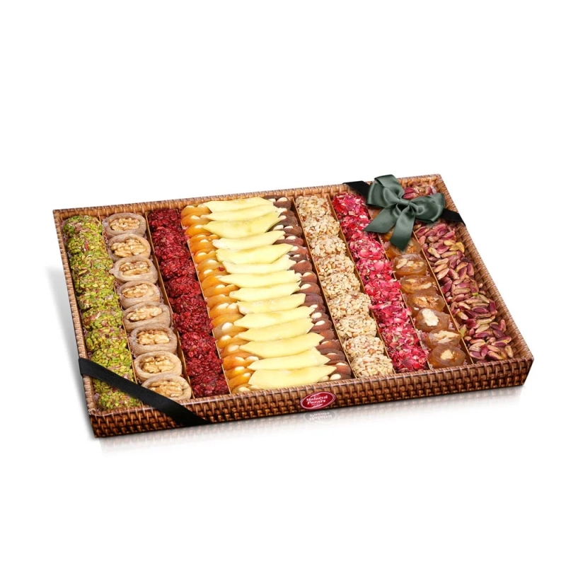 Special Large Square Basket 2500 Gr - Malatya Pazarı
