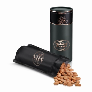 VIP Almonds Inner Roasted Cylinder Box 250 g - Malatya Pazarı