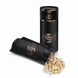 VIP Hazelnut Kernels Roasted Cylinder Box 250 G - Malatya Pazarı