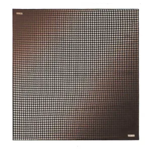 Houndstooth pattern artwork in black and white, decorative wall art, modern design piece, perfect for home or office decor.