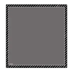 Black and white striped square metal sign for shop of Turkey, with a blank space for customizable text or branding. Perfect for business signage, home decor, or promotional displays.