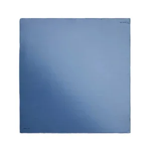 Blue notebook with smooth surface for writing and note-taking.