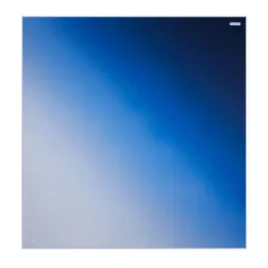 Blue gradient poster with smooth transition from light to dark blue, perfect for wall decor or office environments.