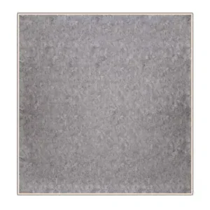 Vegan fur rug with patterned texture in shades of gray, perfect for modern home decor and cozy living spaces.