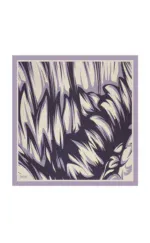 Abstract purple and beige floral artwork, contemporary design wall art, decorative print for home or office decor, modern aesthetic.