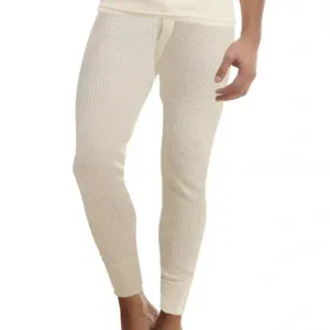 Knitted cream thermal pajama pants, cozy wool loungewear, warm winter sleepwear, men's cozy knit joggers, comfortable ribbed lounge pants, Shop of Turkey clothing, buy from Turkey online, fast shipping available.