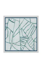 A shattered mirror with numerous cracks creating an intricate web of broken glass, set inside a sleek frame, representing modern abstract art.