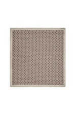 Luxurious beige and brown patterned Turkish textile with intricate geometric design, perfect for home decor or as a decorative accent, showcasing traditional craftsmanship from Turkey.