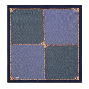 Colorful patterned silk scarf with intricate border design, perfect for adding a touch of elegance to any outfit, available for fast shipping from Turkey.