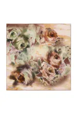 Colorful floral watercolor painting featuring roses and greenery, perfect for home décor or gifting, showcasing artistic craftsmanship from Turkey with fast shipping options.