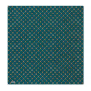 Intricate geometric pattern on dark teal background, showcasing traditional Turkish design with gold accents, ideal for home decor or gifting.