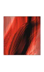 Vivid abstract red and black swirling digital art with dynamic lines and textures, ideal for modern decor or digital backgrounds.