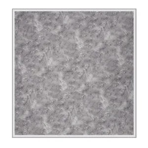 Frosted silver textured wall panel for interior decor and design accents.