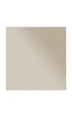 A plain beige-colored mirror with a modern and sleek design, perfect for contemporary home decor and versatile styling options.