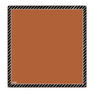 Vintage brown cardboard sheet with black and white striped border, suitable for arts, crafts, or framing projects. Perfect for creating personalized designs or decorative displays with quick shipping options from Turkey.