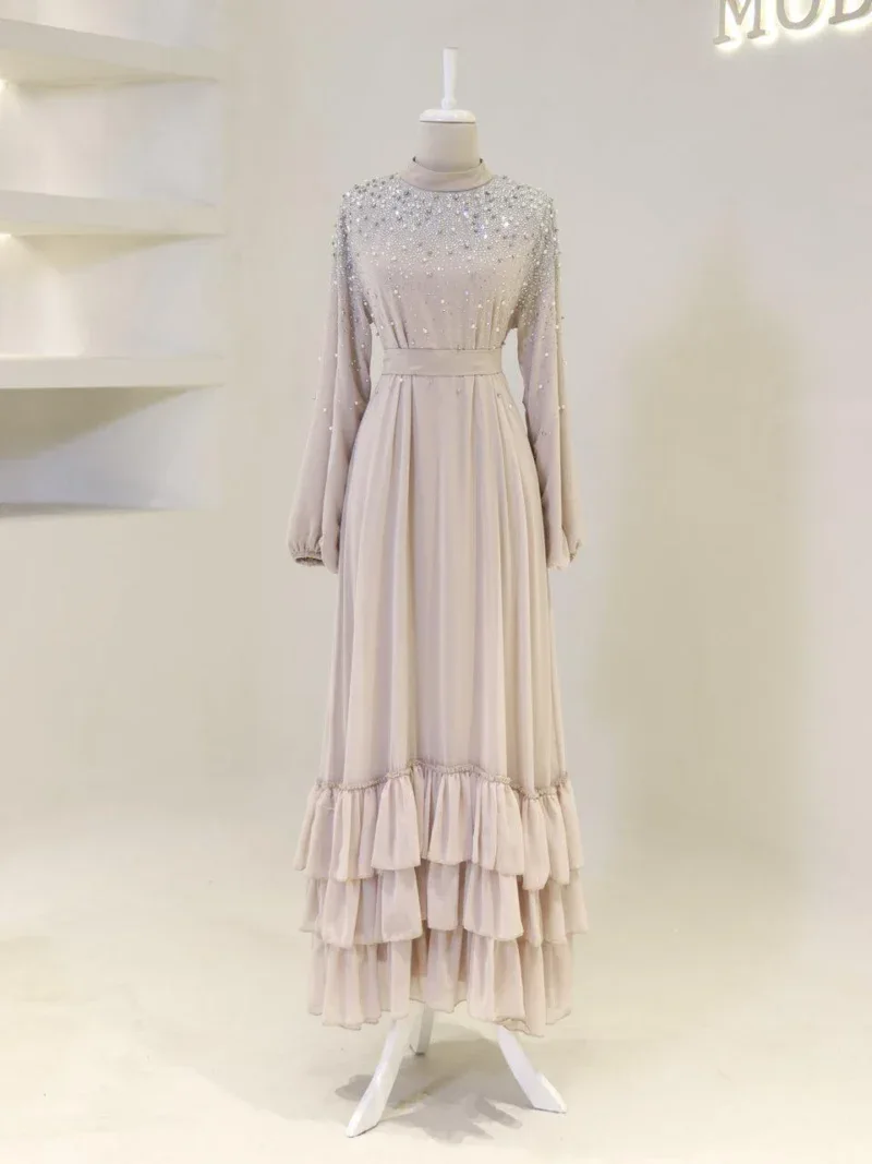 Aysude Modest Evening Dress