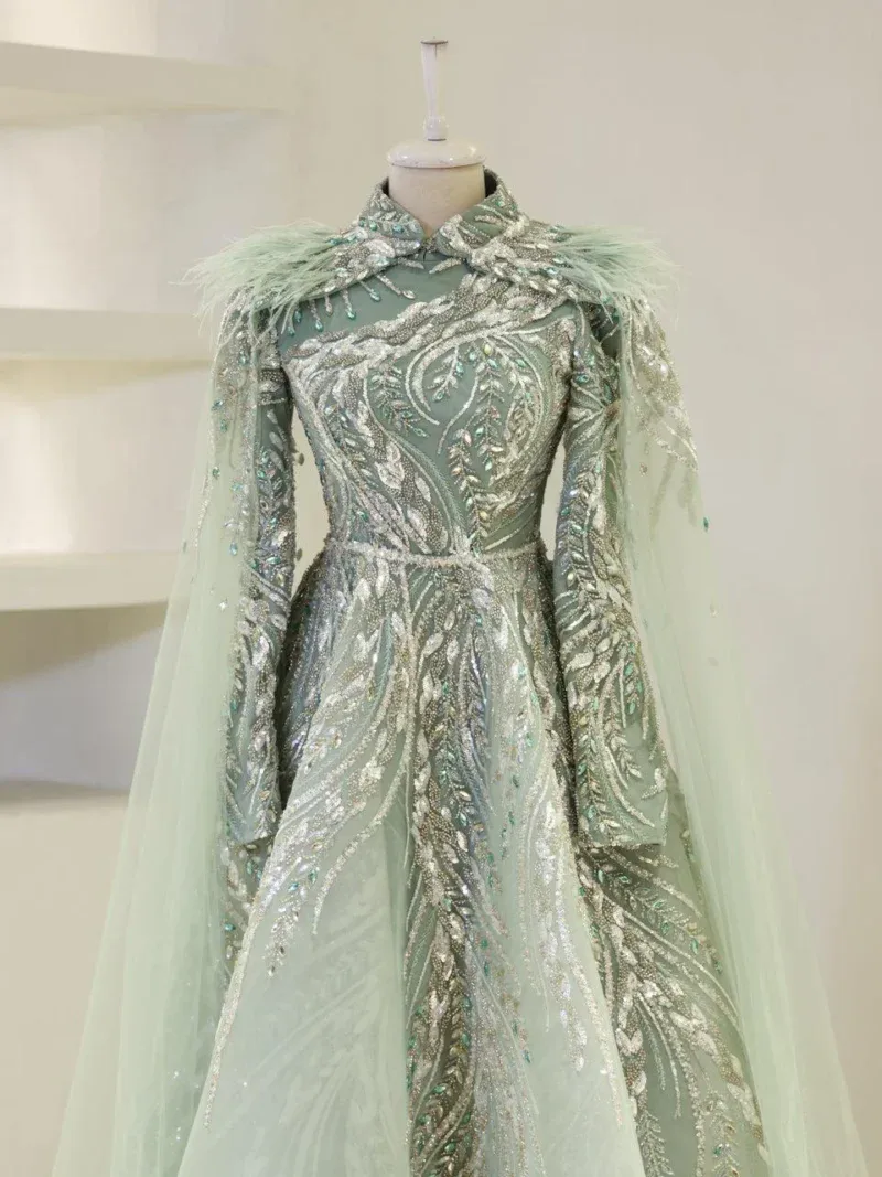 Balca Modest Evening Dress