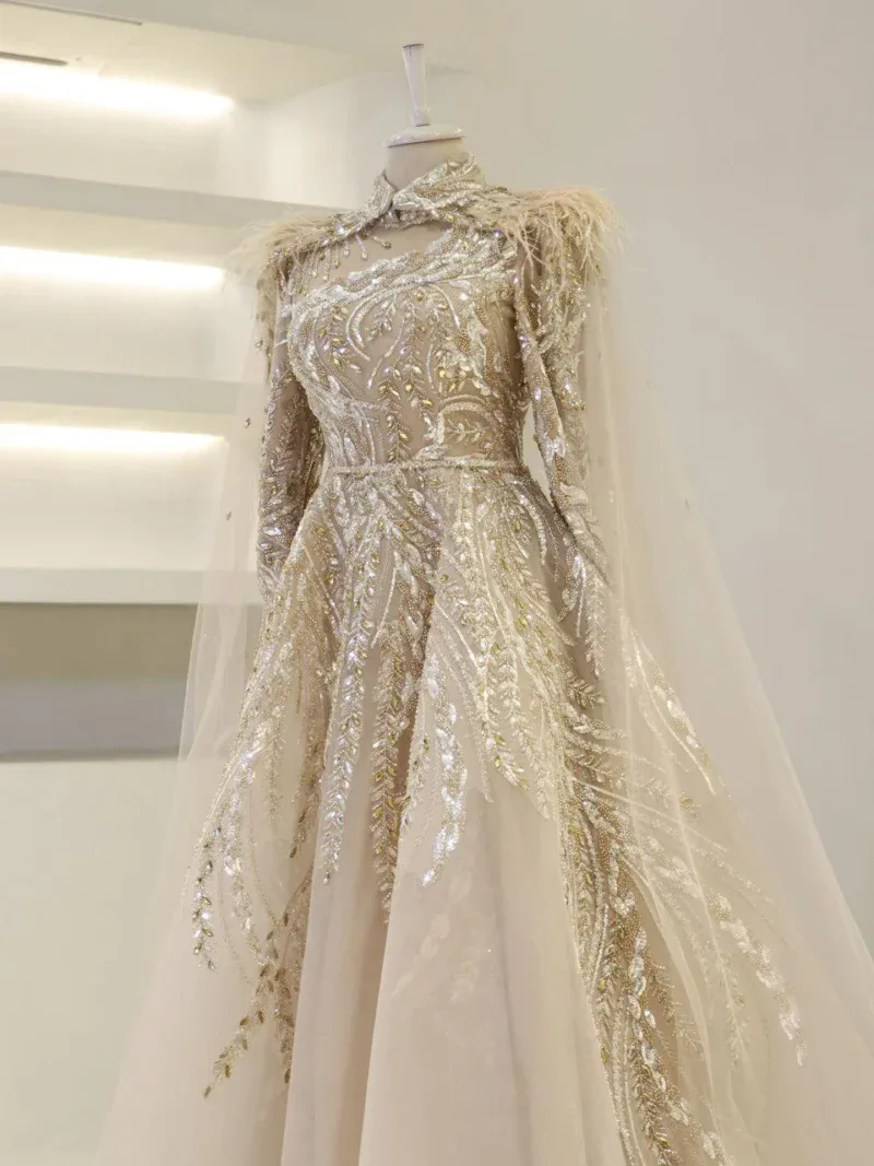 Balca Modest Evening Dress