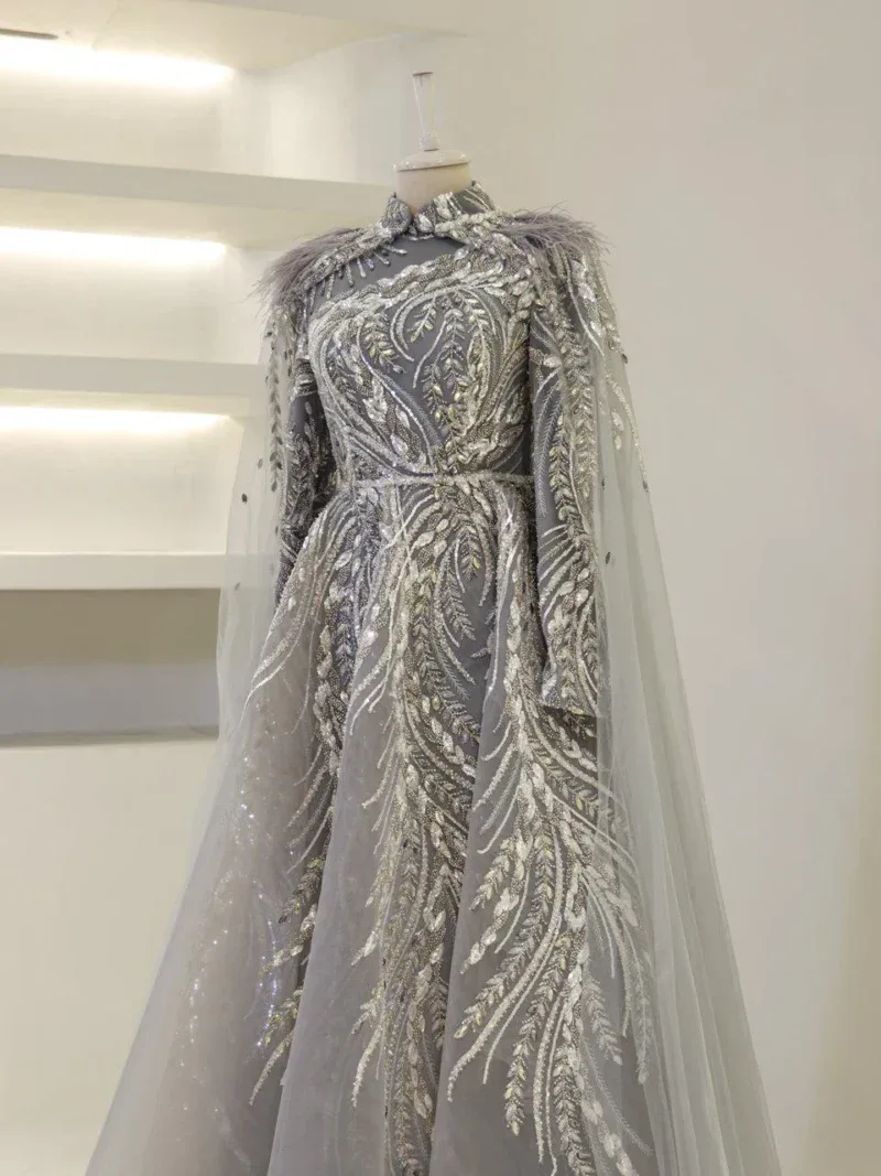 Balca Modest Evening Dress