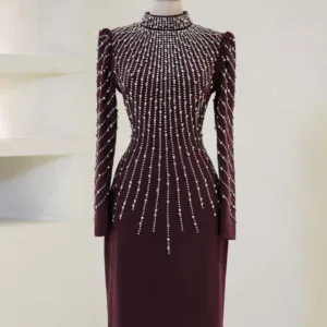 Beril Modest Evening Dress