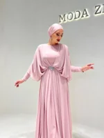 Cape Style Modest Evening Dress