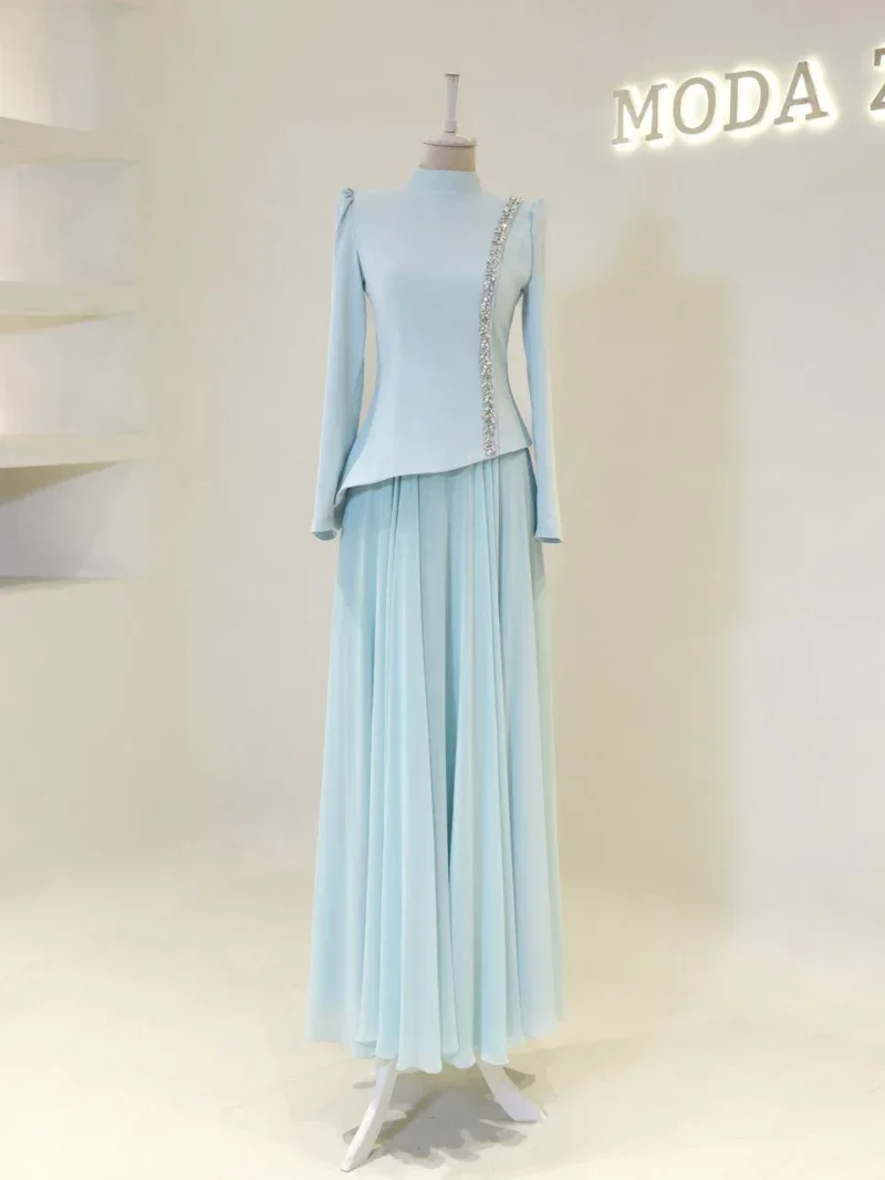 Chris Modest Evening Dress