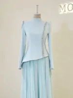 Chris Modest Evening Dress