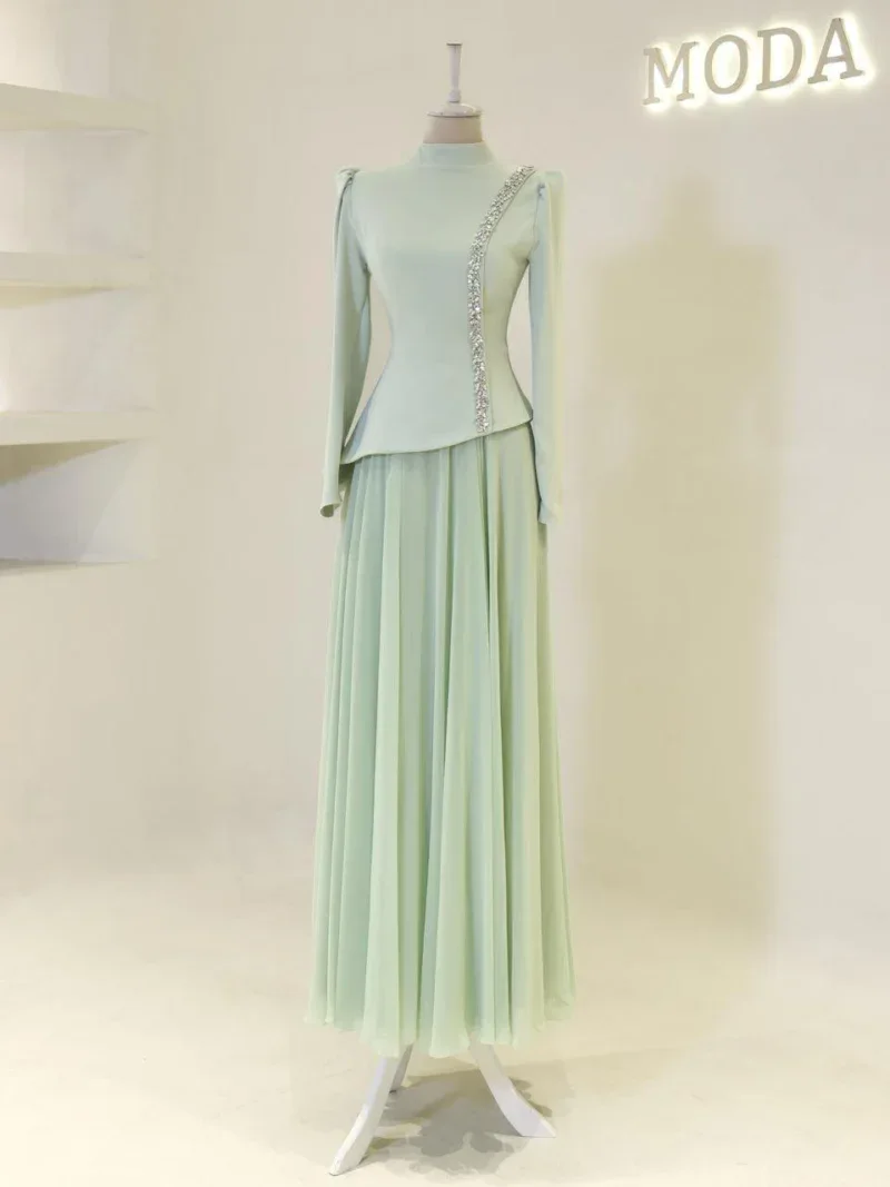 Chris Modest Evening Dress