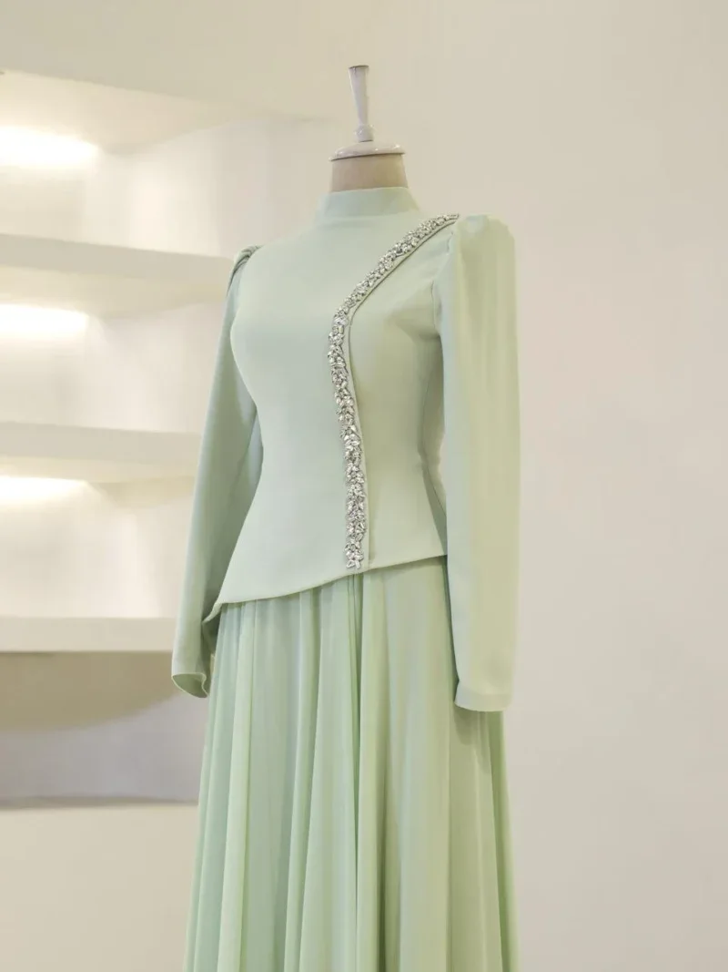 Chris Modest Evening Dress