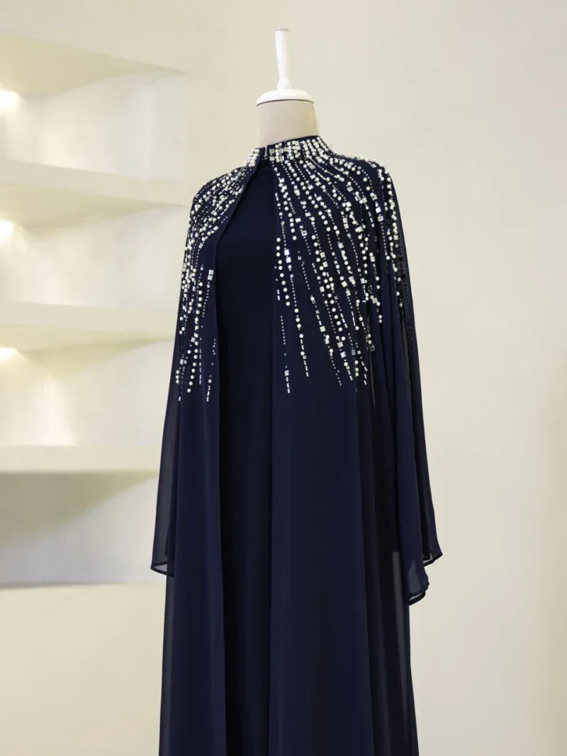 Coral Abaya Modest Set