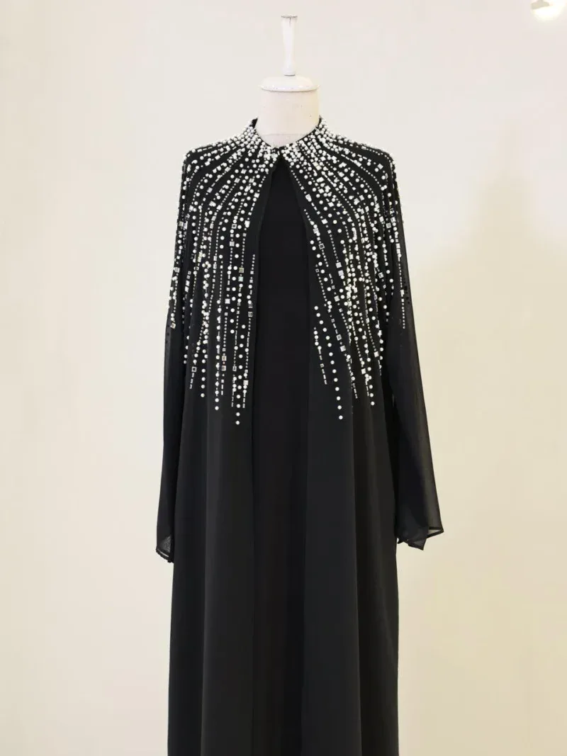 Coral Abaya Modest Set