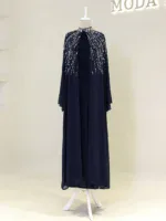 Coral Abaya Modest Set