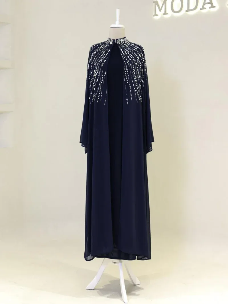 Coral Abaya Modest Set