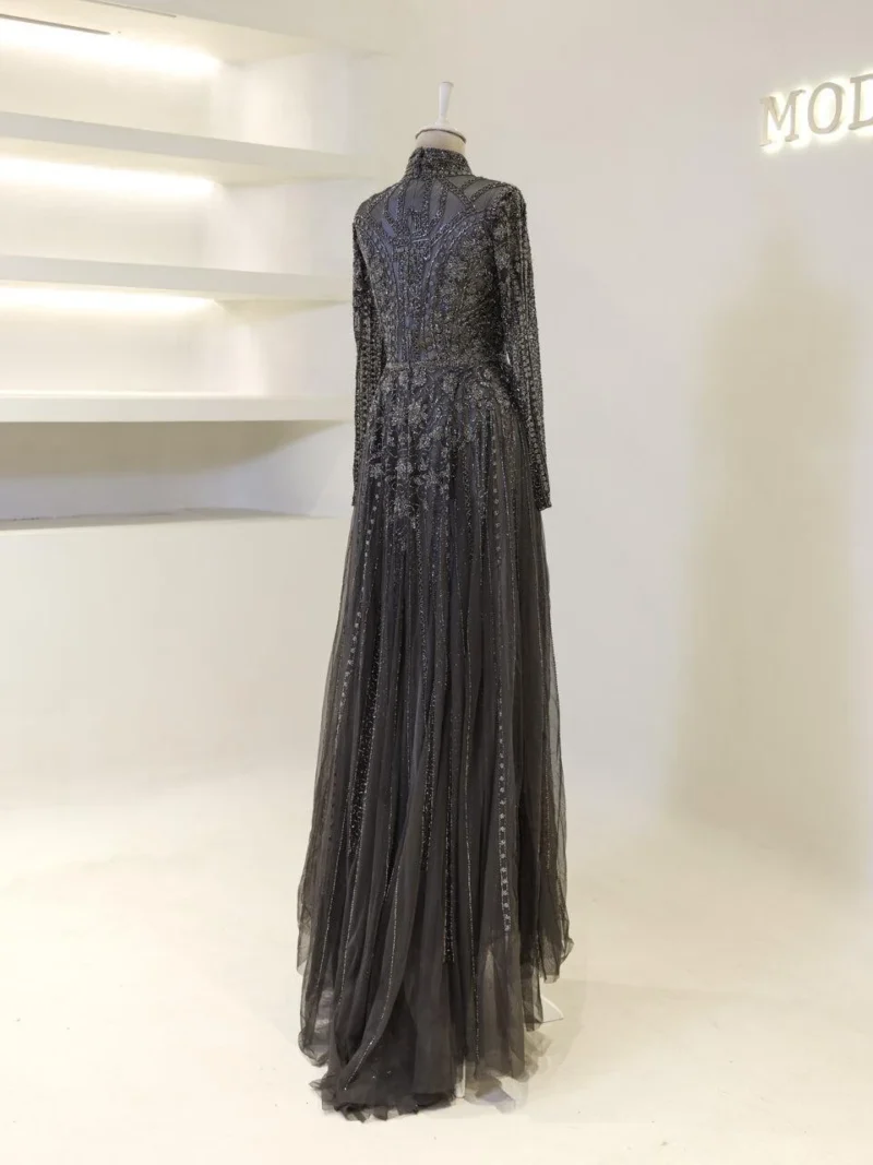 Couture Alberta Modest Evening Dress